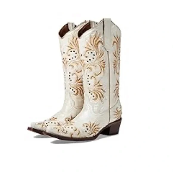 Corral Circle G Western Boots with Embroidered Design,size 7.5 - Picture 6 of 11